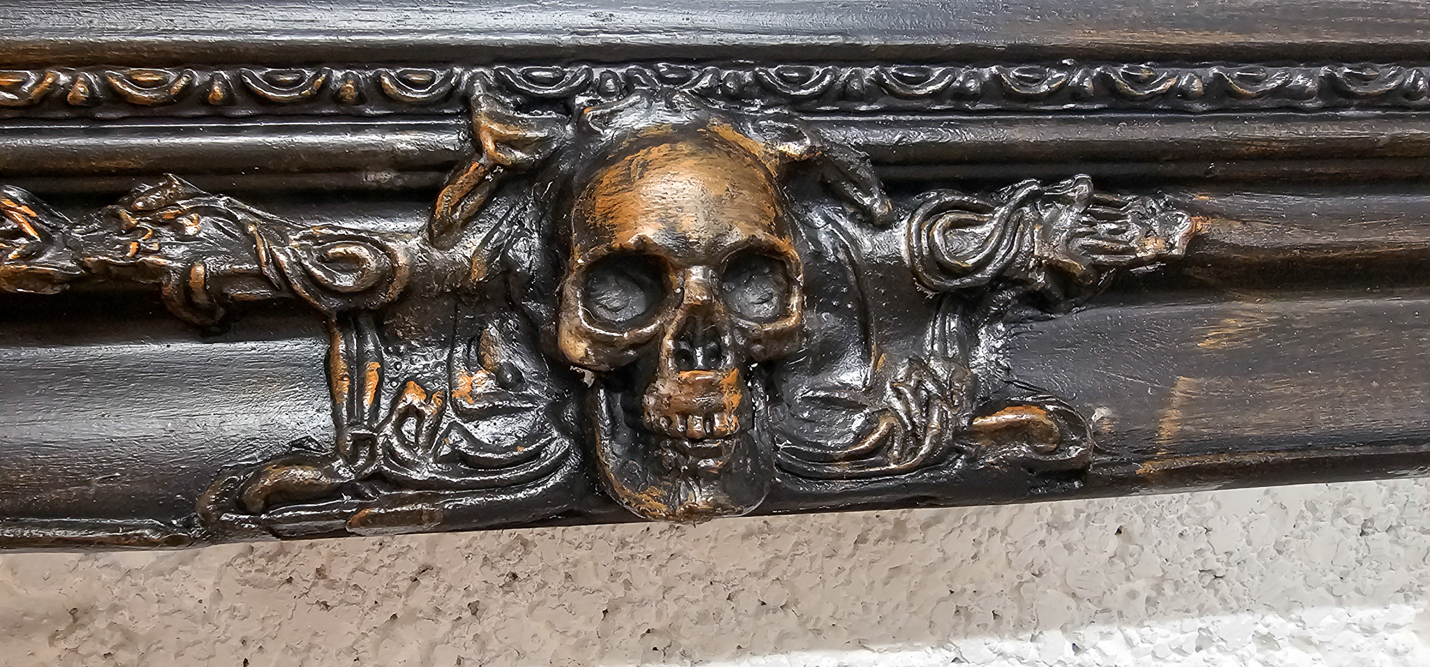 Skull Decorated Mirror by Rising Dark Asylum - Image 3